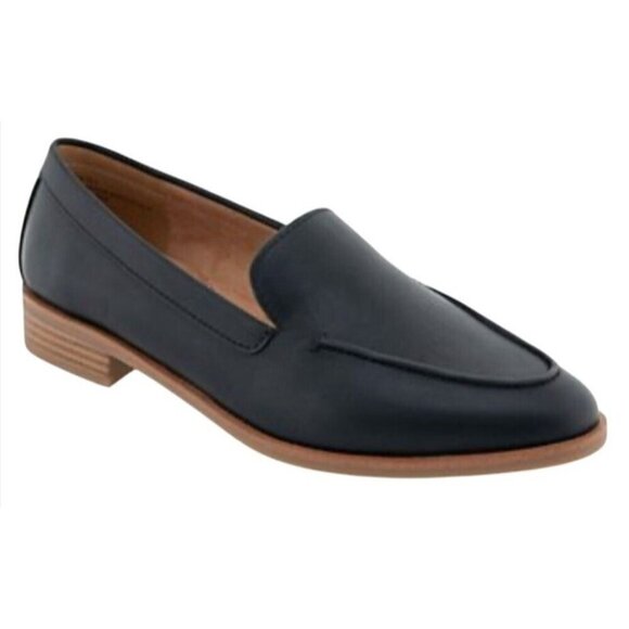 AEROSOLES Shoes - AEROSOLES / Emilia / Womens Black / Leather / Loafers / Size 11 / Low Heel / Sli
